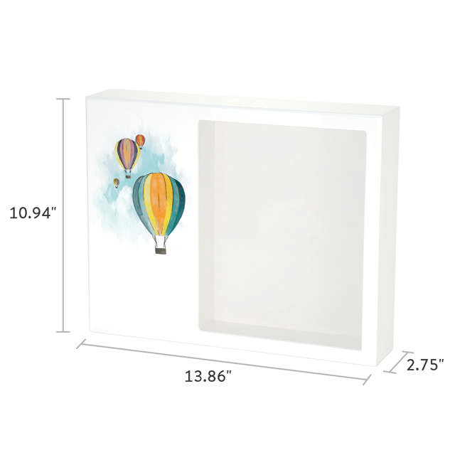 Shadowbox Remembrance Keepsake Balloon Ride