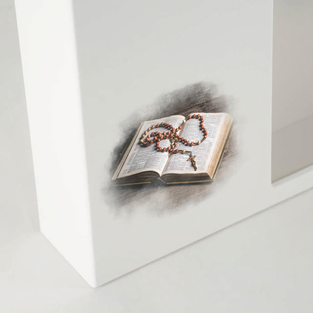 Shadowbox Remembrance Keepsake Bible & Rosary