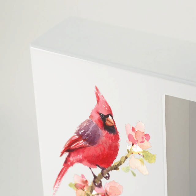 Shadowbox Remembrance Keepsake Cardinal