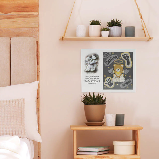 Shadowbox Remembrance Keepsake Cherub