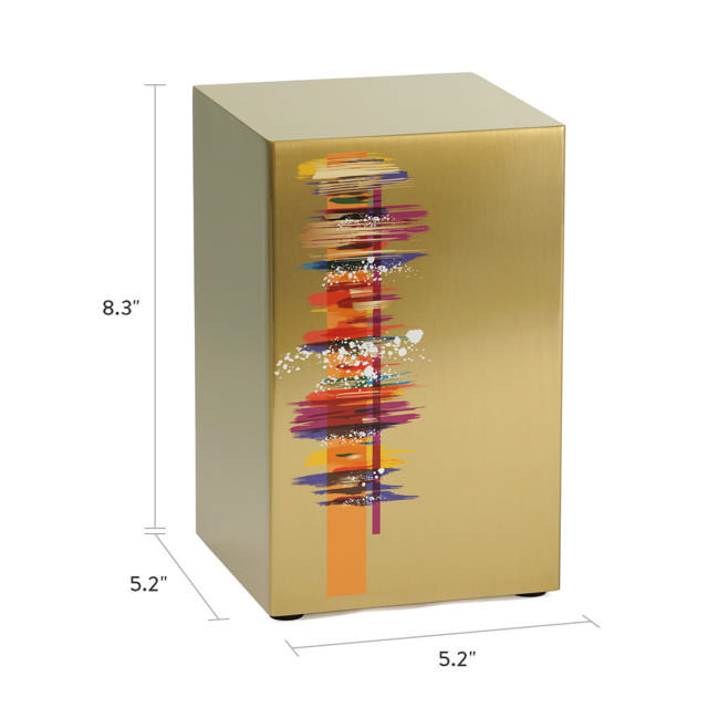 Life Canvas Painter Bronze, Full Size Urn