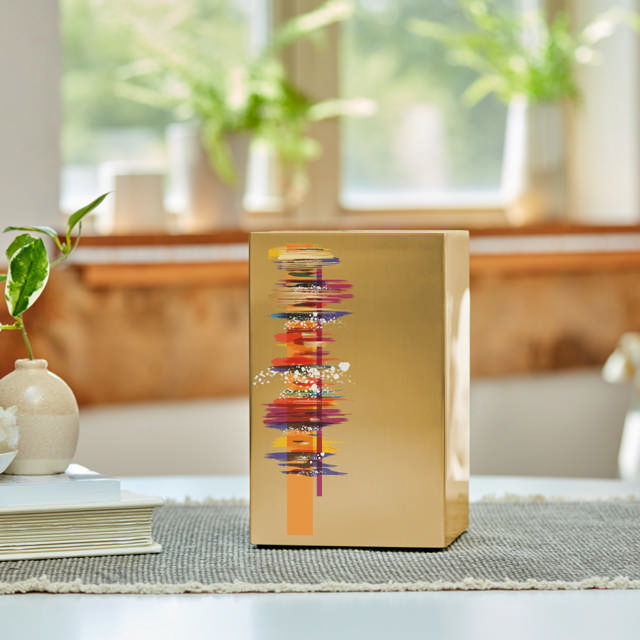 Life Canvas Painter Bronze, Full Size Urn