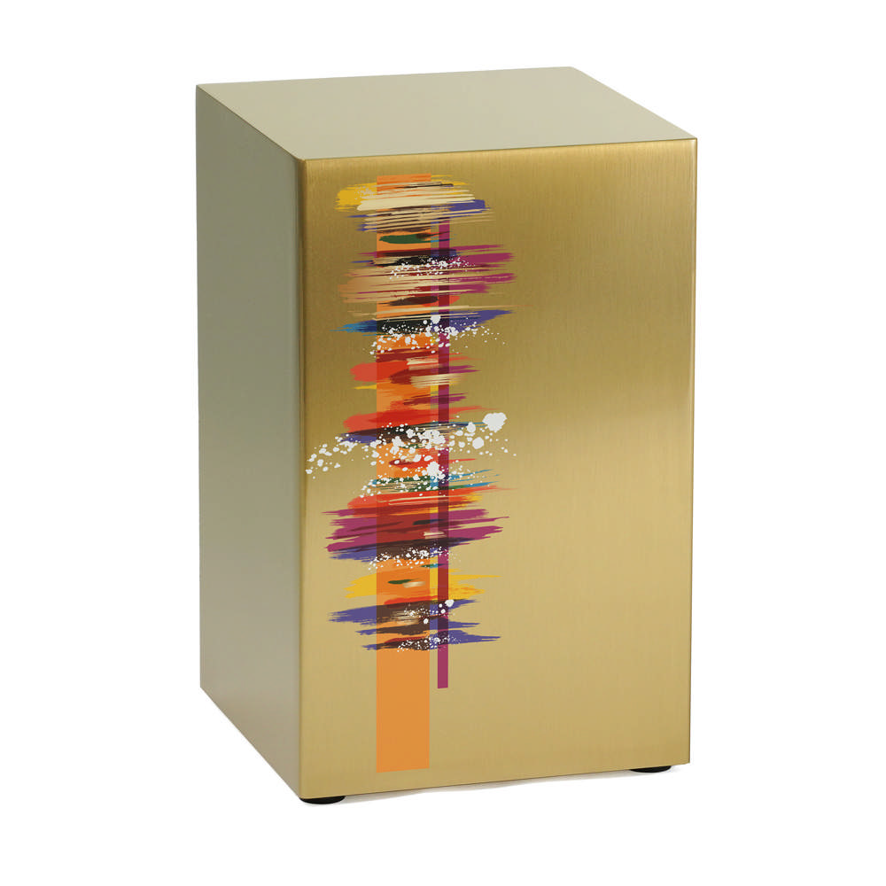 Life Canvas Painter Bronze, Full Size Urn