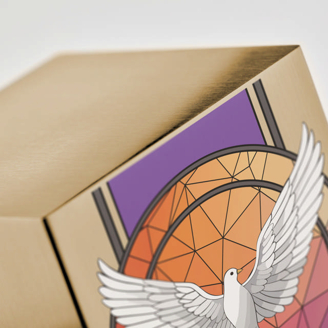 Life Canvas Dove Bronze, Full Size Urn