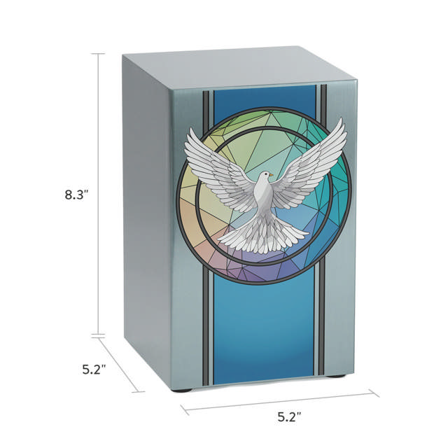 Life Canvas Dove Pewter, Full Size Urn