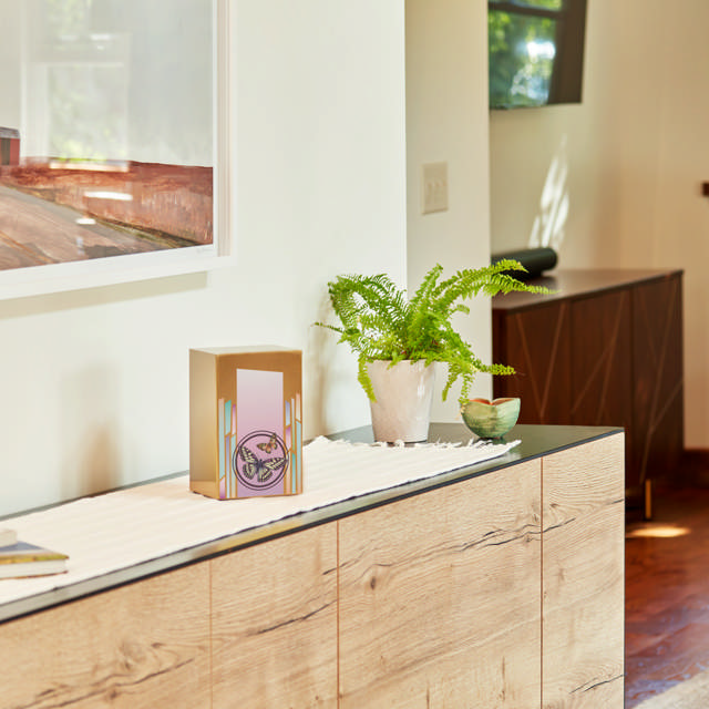 Life Canvas Butterflies Bronze, Full Size Urn