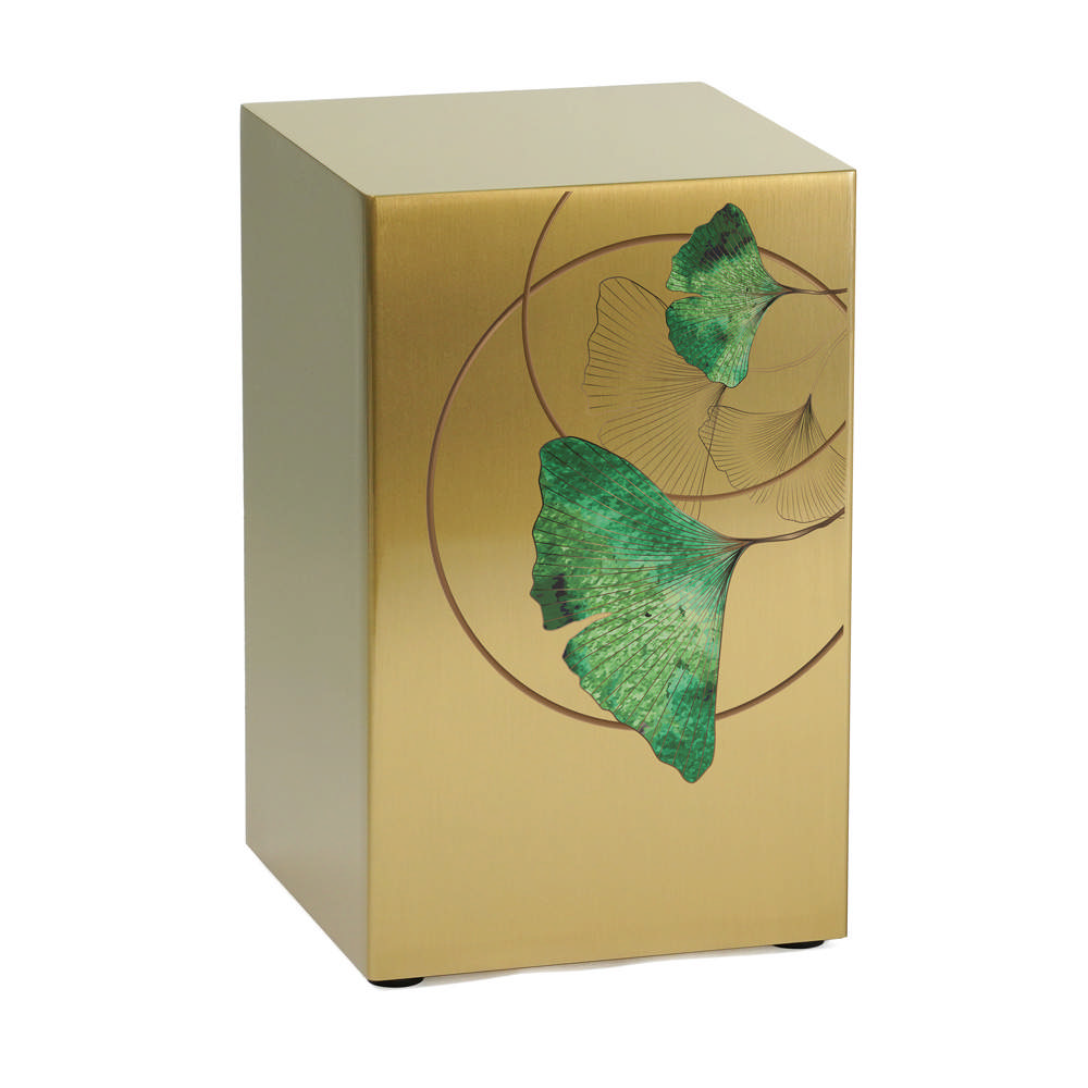 Life Canvas Ginkgo Bronze, Companion Urn Right Side