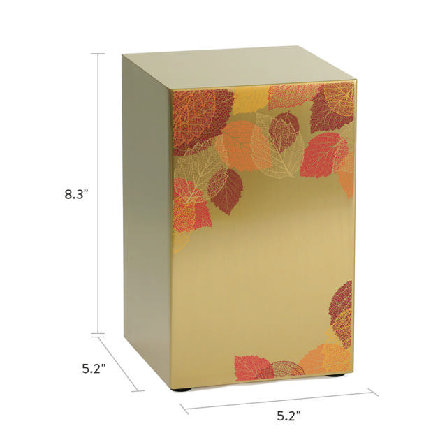 Life Canvas Foliage Bronze, Companion Urn Right Side