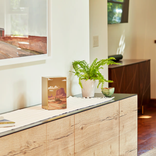 Life Canvas Desert Landscape Bronze, Full Size Urn