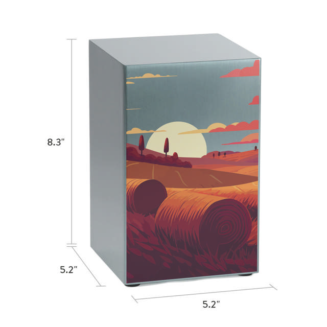 Life Canvas Prairie Landscape Pewter, Full Size Urn