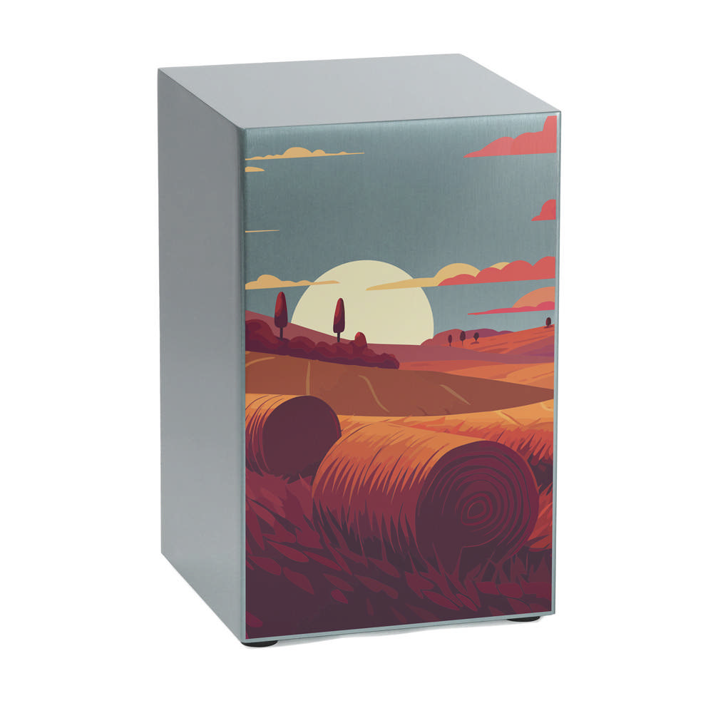 Life Canvas Prairie Landscape Pewter, Full Size Urn