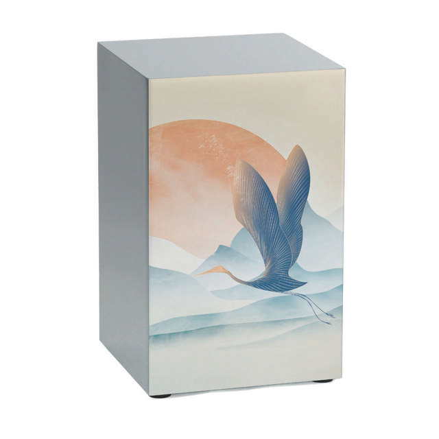 Life Canvas Eternal Peace Cranes, Pewter