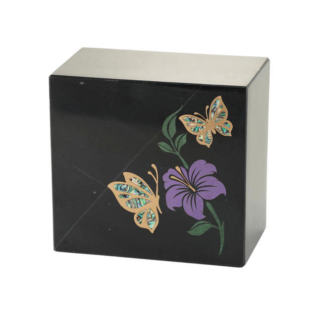 Monumental Memorials Butterfly Purple Black