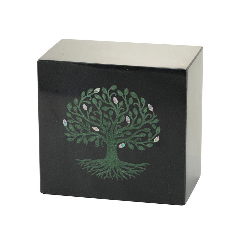 Monumental Memorials Tree of Life Green Black