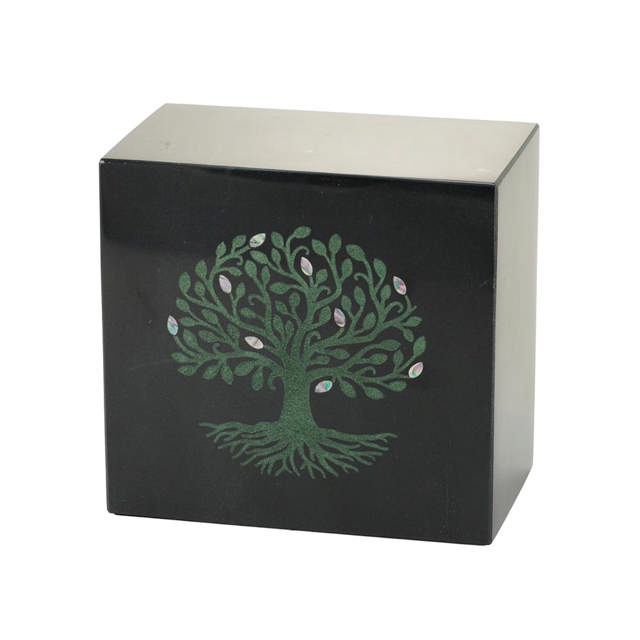 Monumental Memorials Tree of Life Green Black