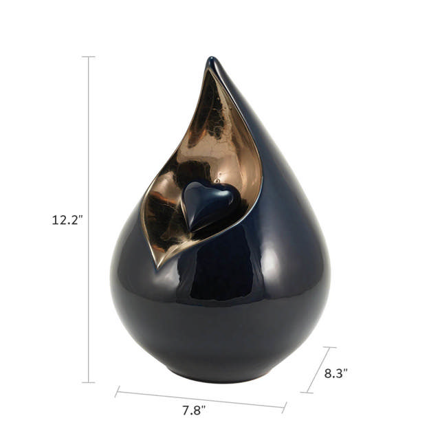 Eden Teardrop Cobalt, Full Size Urn