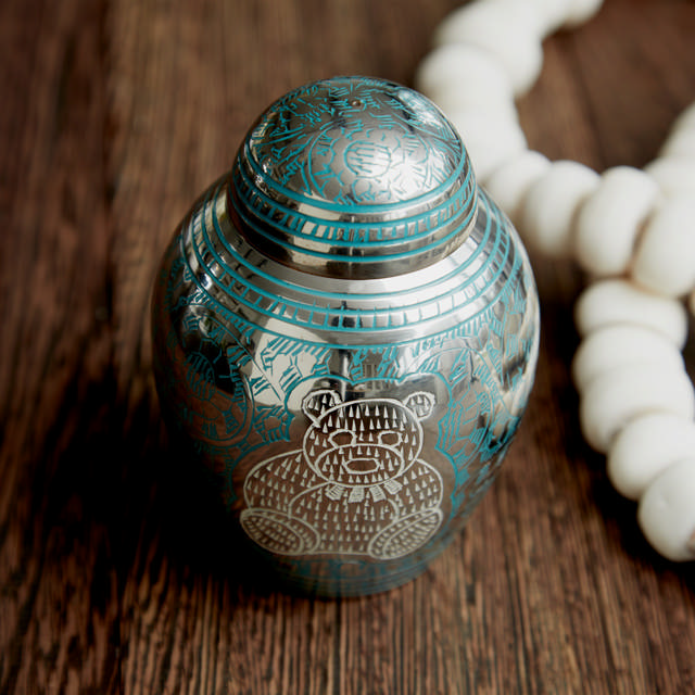 Teddy Bear Blue, Petite Urn