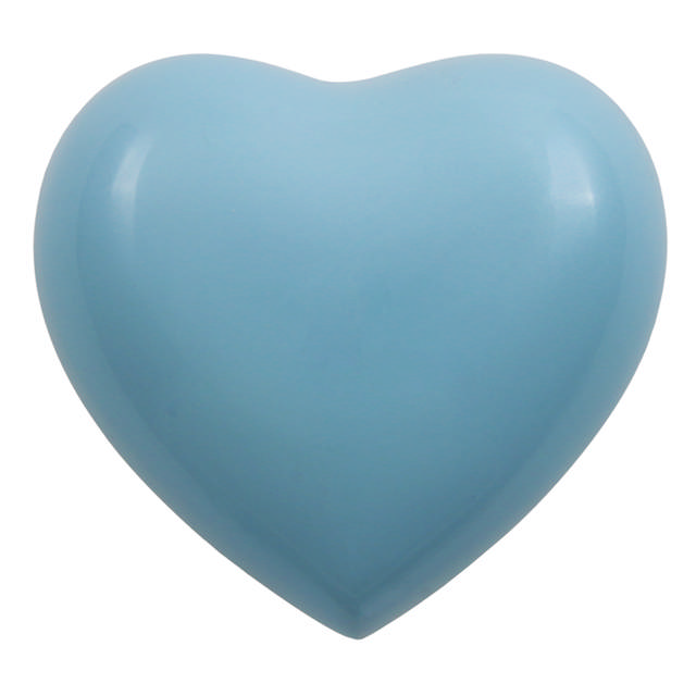Arielle Heart Urn Pearl Blue