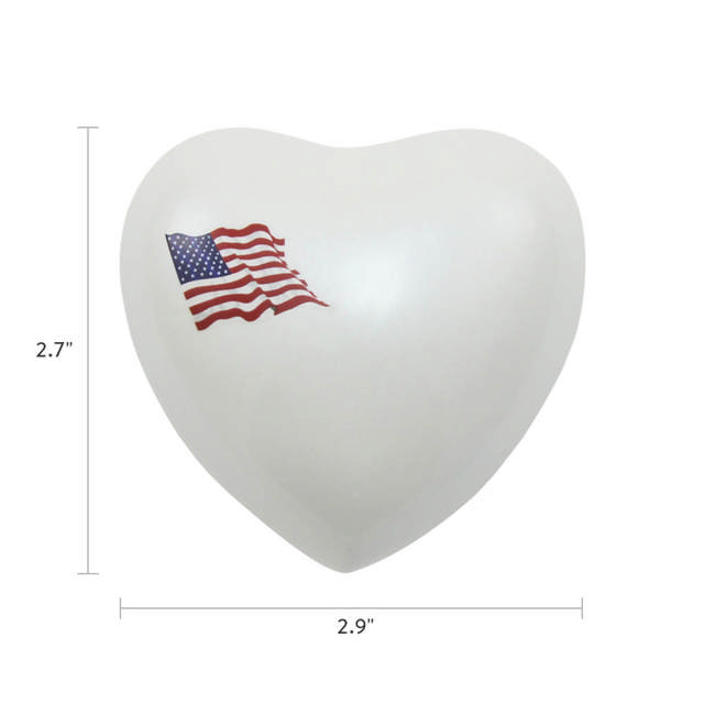 Classic Color Flag Heart Keepsake