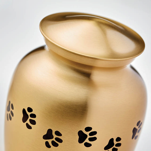 Classic Paw Brass, Family Pet Urn