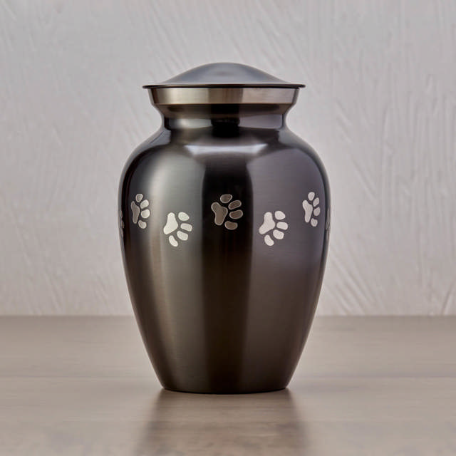 Classic Paw Slate, Extra Small Urn