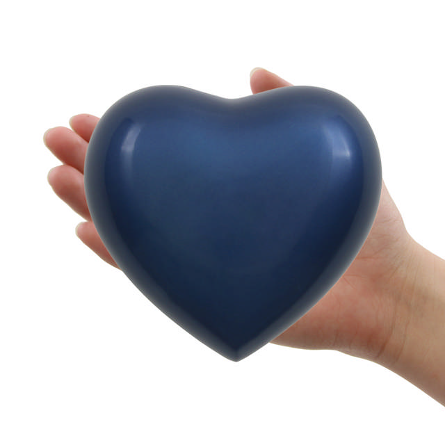 Arielle Sky Blue Heart Urn