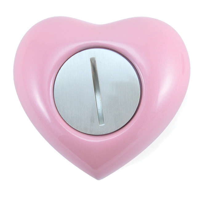 Arielle Pearl Pink Heart Paw Urn