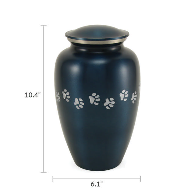 Classic Paw Blue, Family Urn