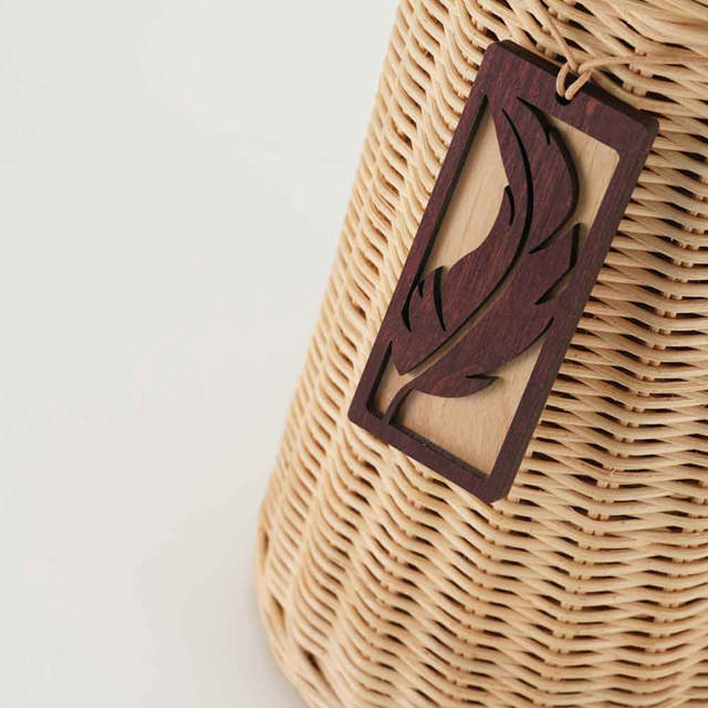 Woodland Pendant Feather