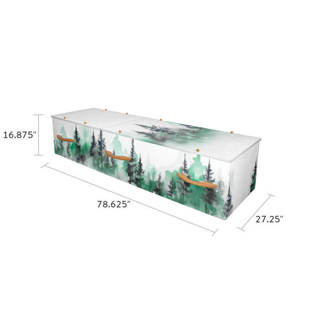 LifeArt Tranquil Forest Cremation Container