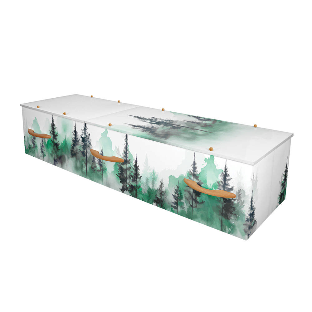 LifeArt Tranquil Forest Cremation Container