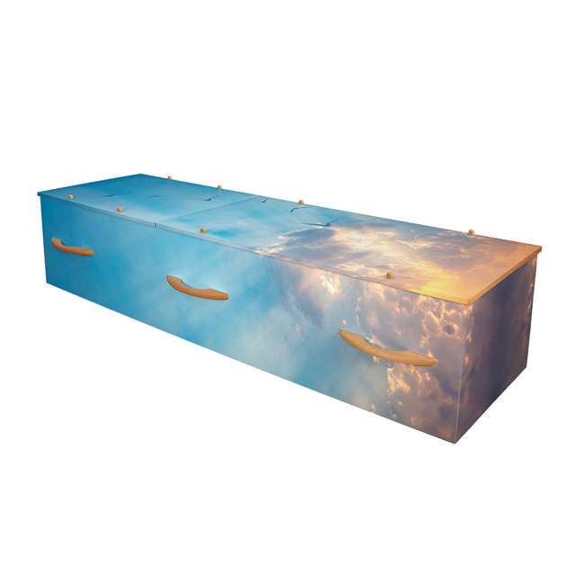 LifeArt Soaring Sky Cremation Container