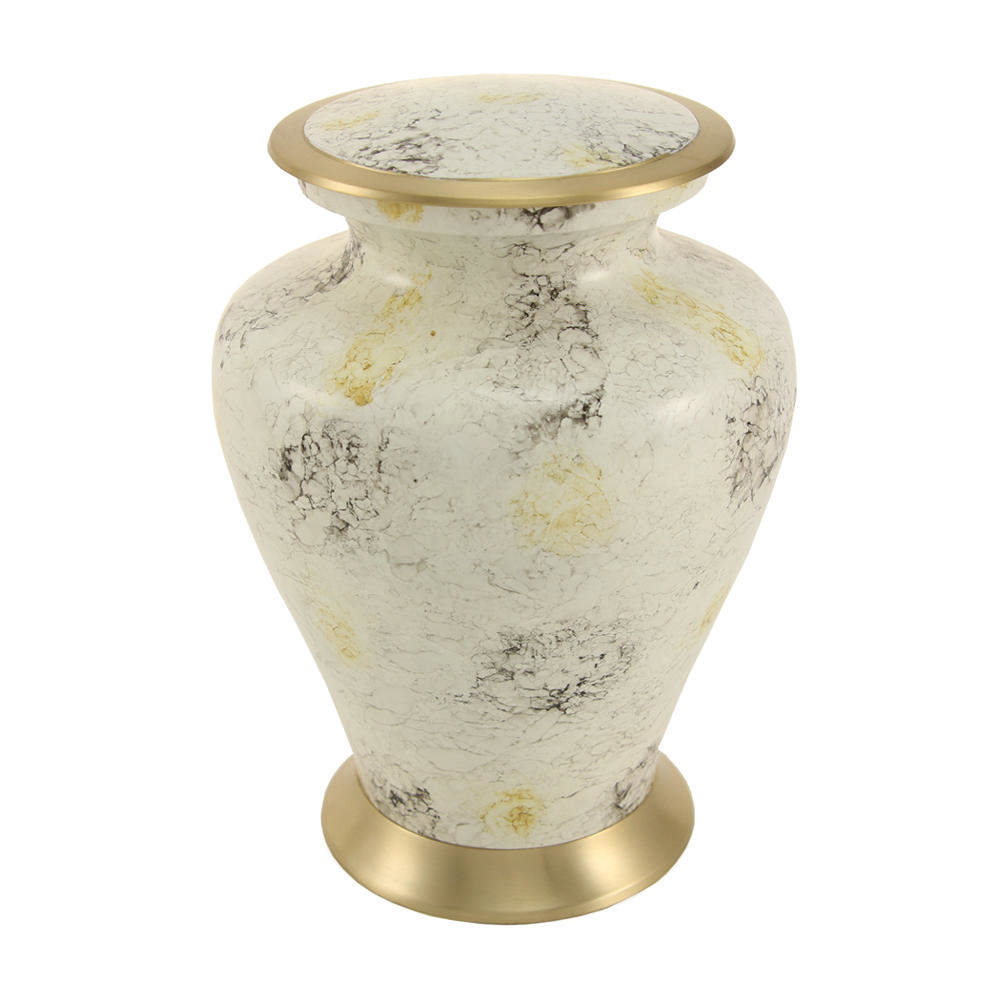 Glenwood White Marble, Full Size Urn