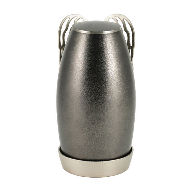 Arabella Wings Textured Slate/Pewter, Full Size Urn