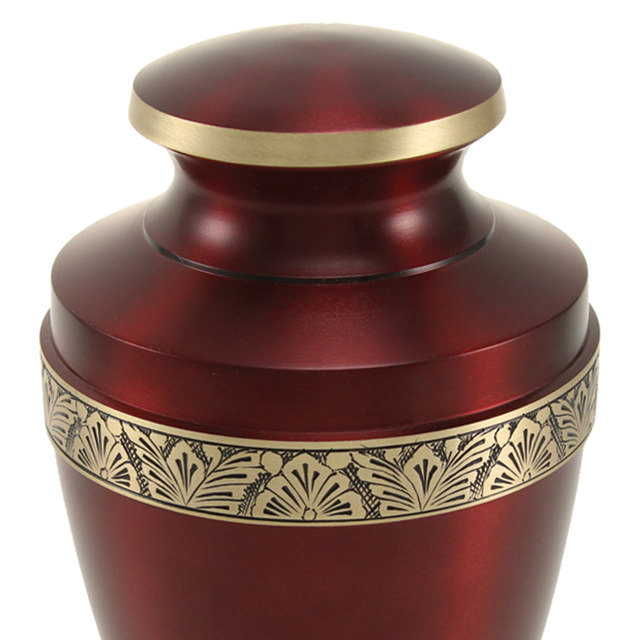 Grecian Crimson, Full Size Urn