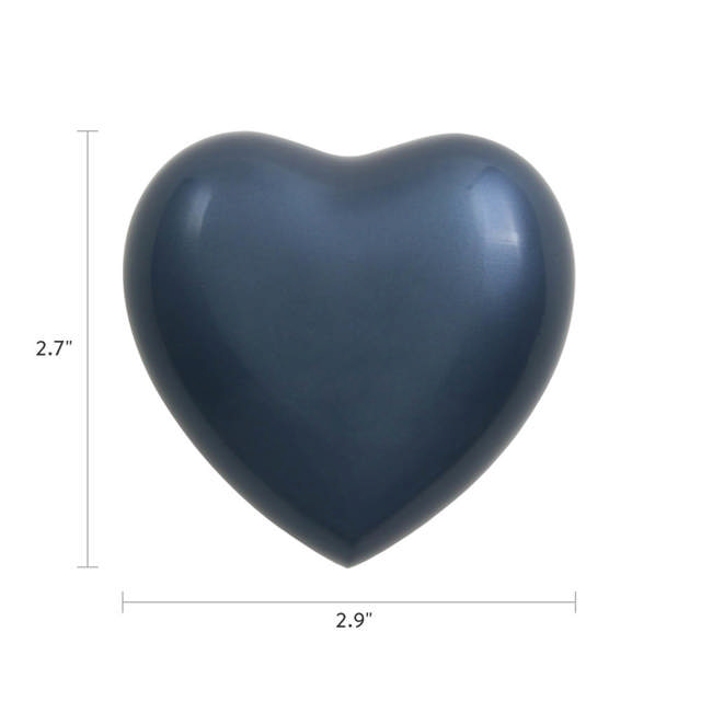 Trinity Moonlight Blue Heart Keepsake