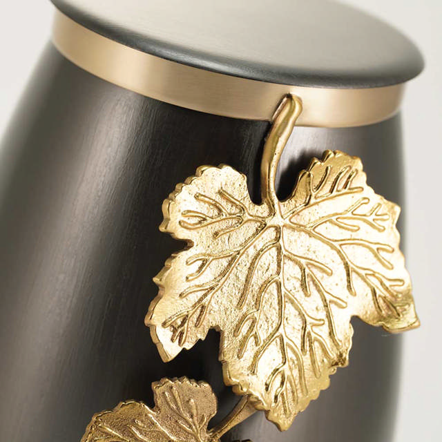 Windsong™ Leaves Slate/Bronze, Full Size Urn