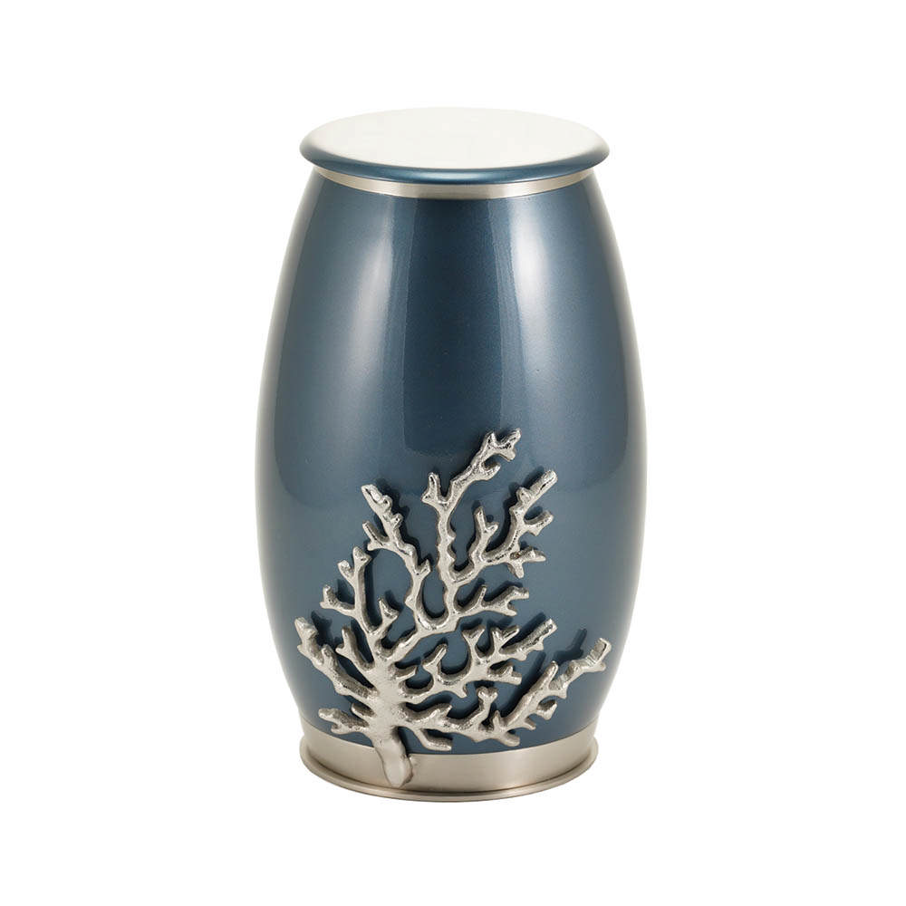 Windsong™ Coral Moonlight Blue/Pewter, Full Size Urn