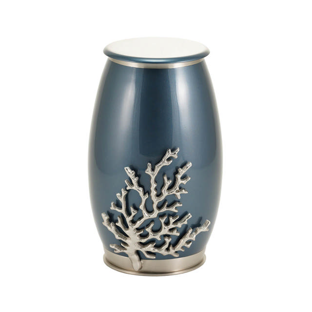Windsong™ Coral Moonlight Blue/Pewter, Full Size Urn