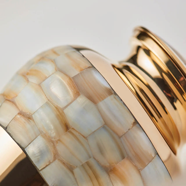 Elite Mother of Pearl, Extra Small Urn