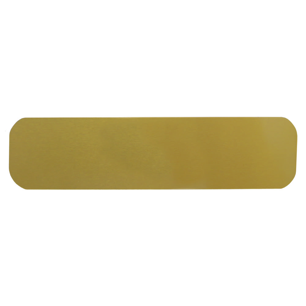 Metal Plate Large Bronze Finish