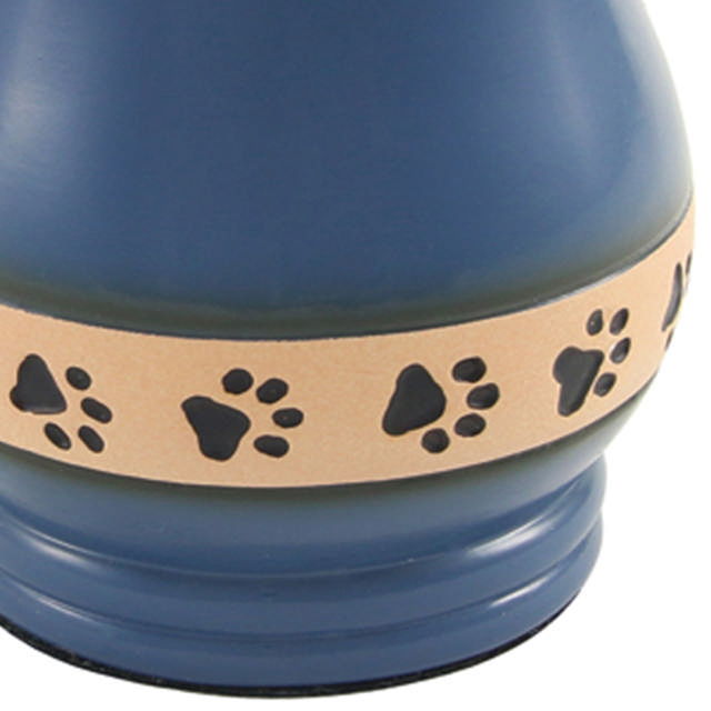Blue Friendship Pet Urn, Extra Small