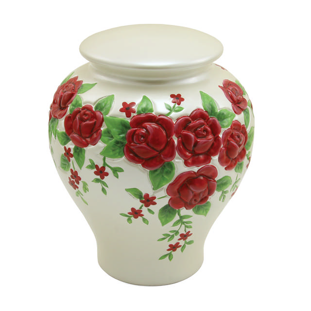Red Roses, Full Size Urn