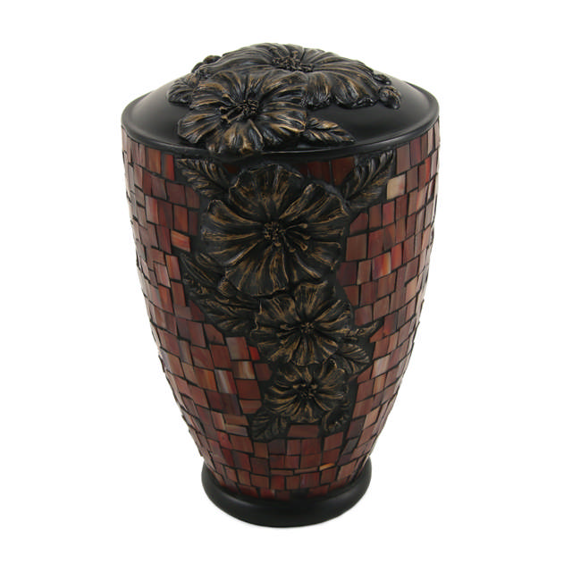 Mosaic Hibiscus, Full Size Urn