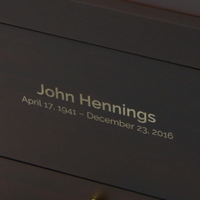 Craftsman Style Memory Chest with Dove