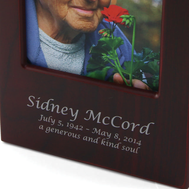 Photo Urn Cherry, Full Size Urn