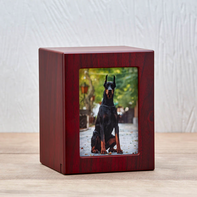Photo Urn Cherry, Extra Small Urn