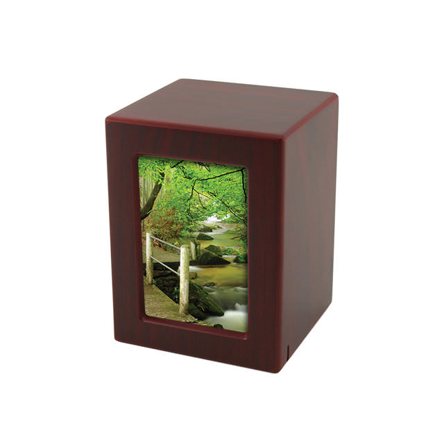 Photo Urn Cherry, Extra Small Urn