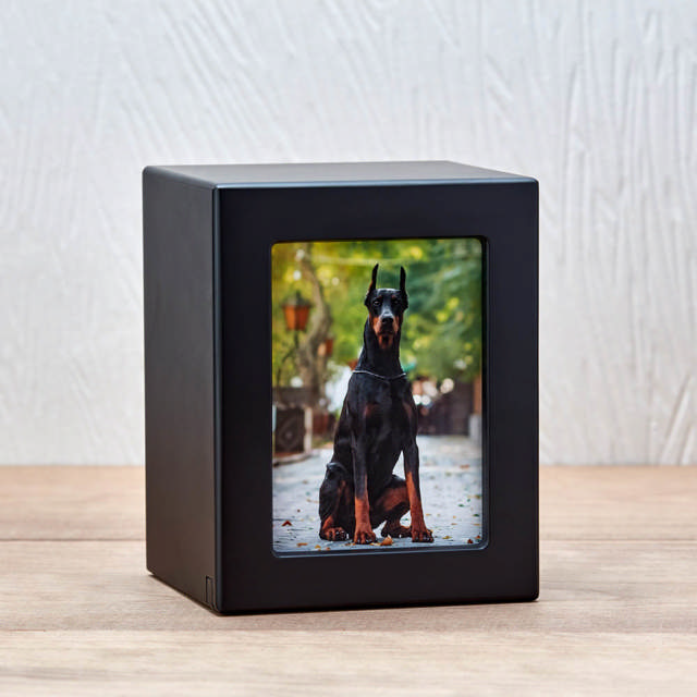 Photo Urn Black, Petite Urn