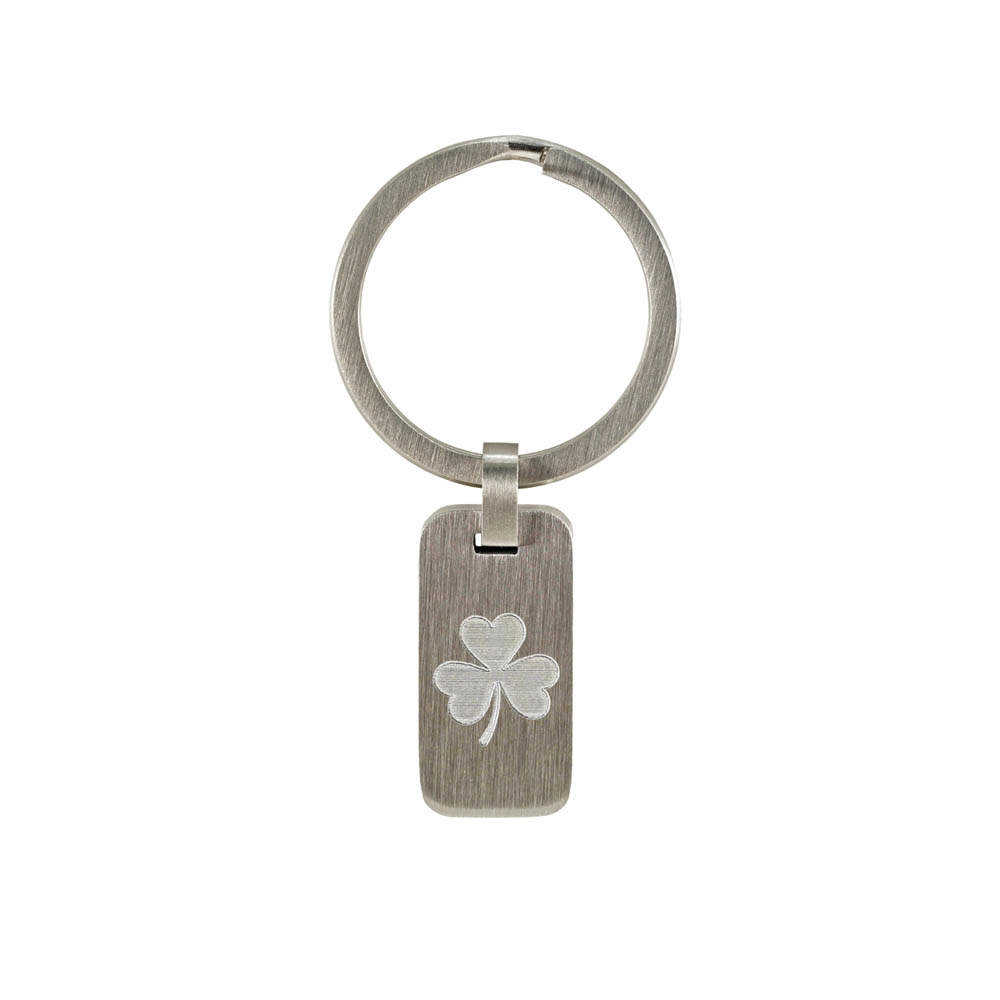 Pewter Key Chain Clover
